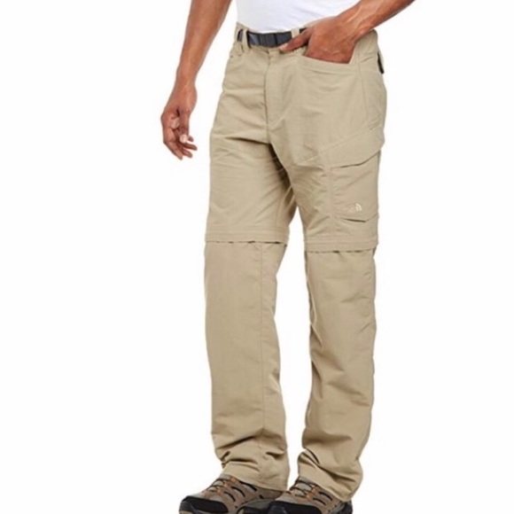 north face zip off walking trousers